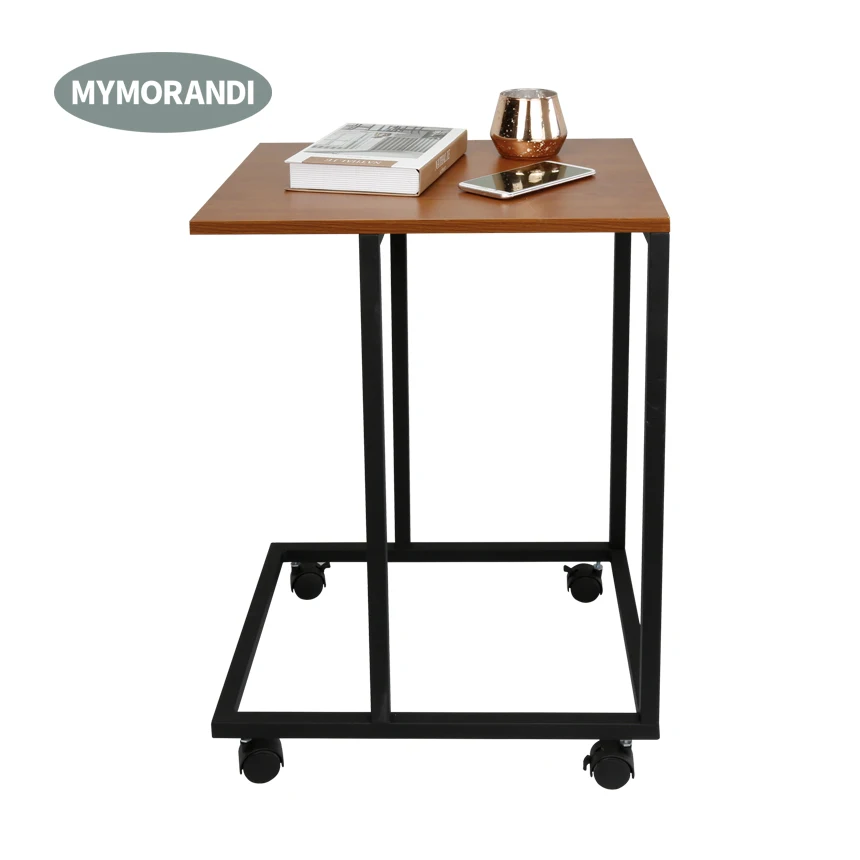 Simple Design Movable  C Shape Coffee Table Bed Side Table For Living Room