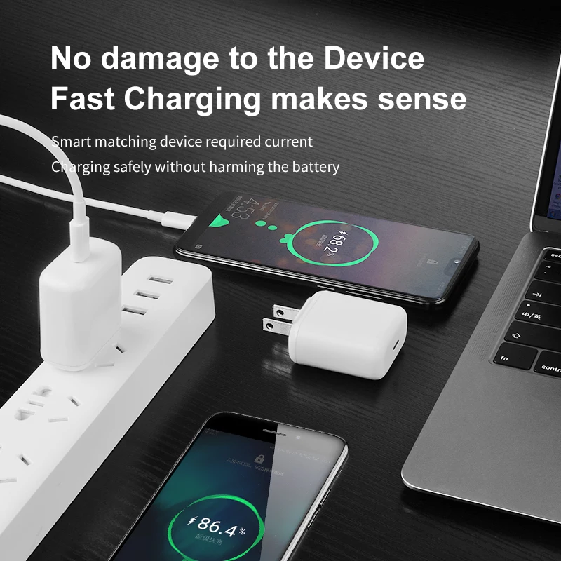  Сетевое зарядное устройство с USB-портом и поддержкой быстрой зарядки 18