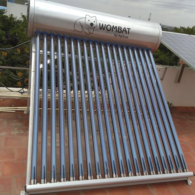 150L, 180L, 200L, 240L, 300L Evacuated Tubes High Pressure Pressurized Thermosyphon Solar Water Heaters For Residential