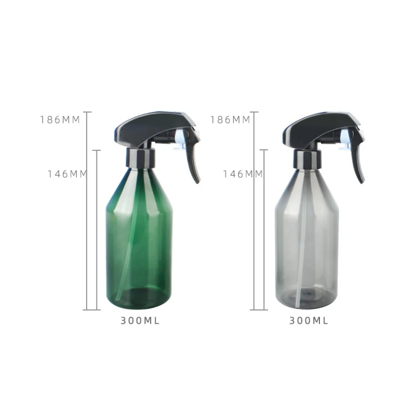 300ml Spray Bottle Plastic 4 Colors Refillable Bottle Multifunctional Hair Salon Garden Watering Flower Sprayer Makeup Tool