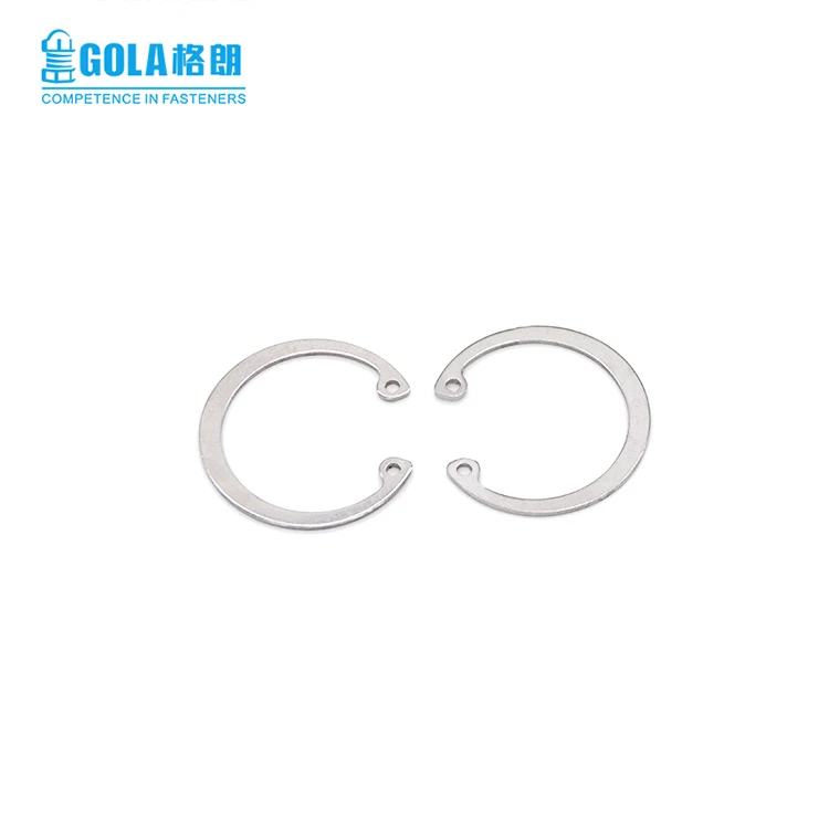 Carbon steel and stainless steel circlip/retaining rings for shafts circlips din6799
