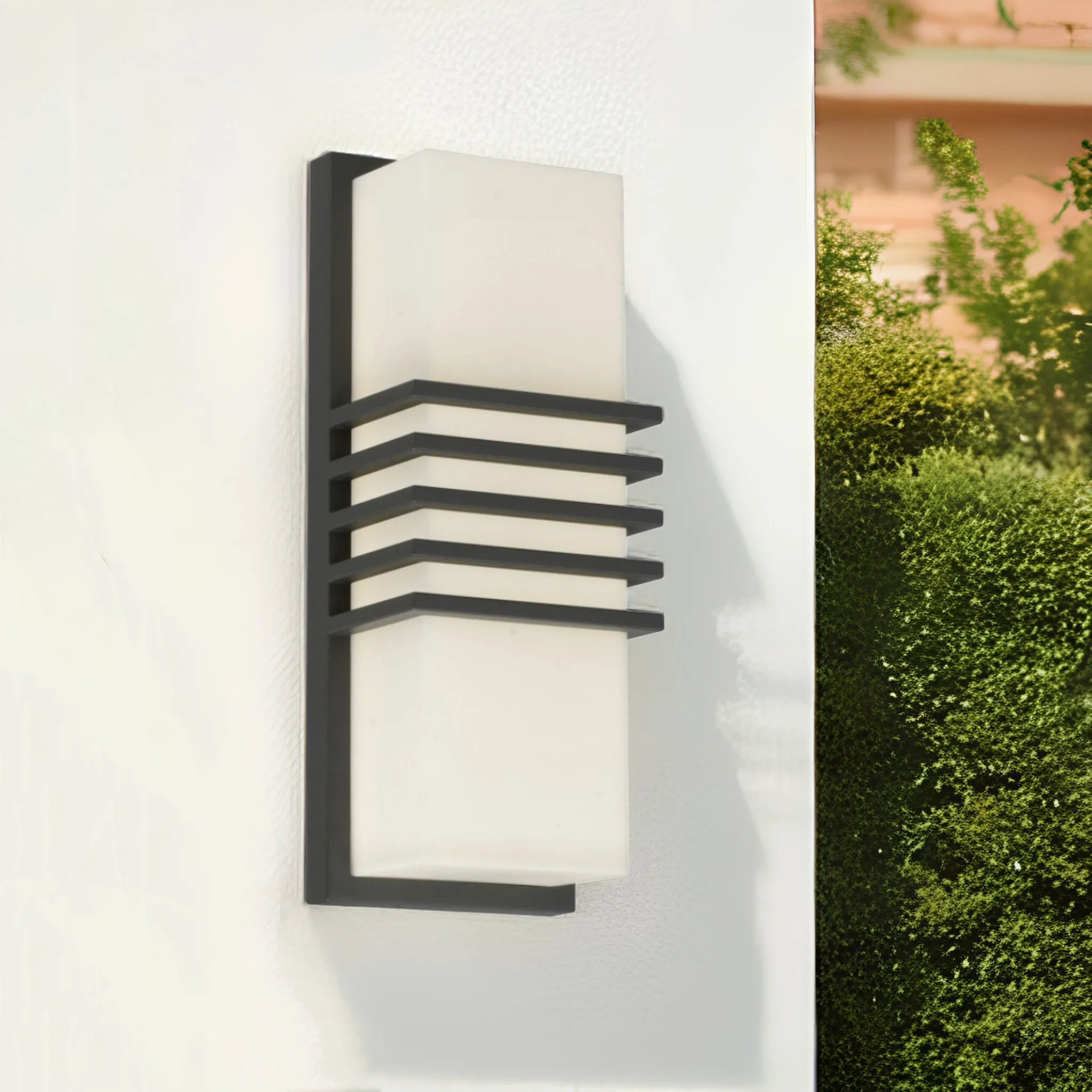 Landscape aluminum mounted exterior bulkhead garden waterproof wall light led outdoor wall lamp