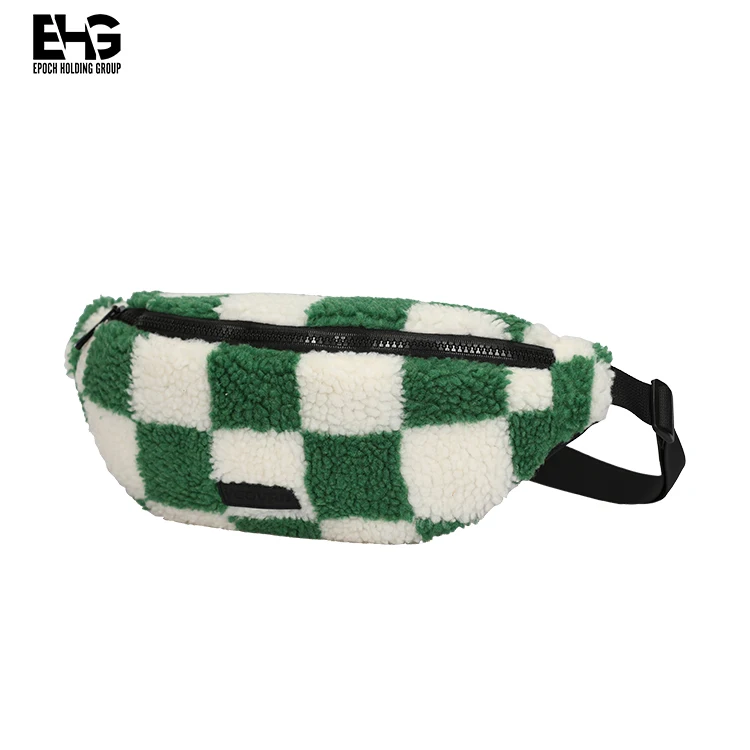 Custom Luxury Designers Women Waist Pack Fitness Mini Belt Bag Plush Fanny Packs Purse Pouch phone Belt Waist Bags