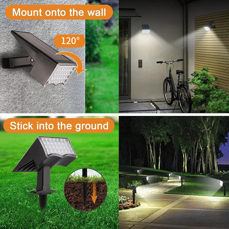 Waterproof Solar Powered LED Lawn Spot Light Garden Solar Light Outdoor Solar garden light