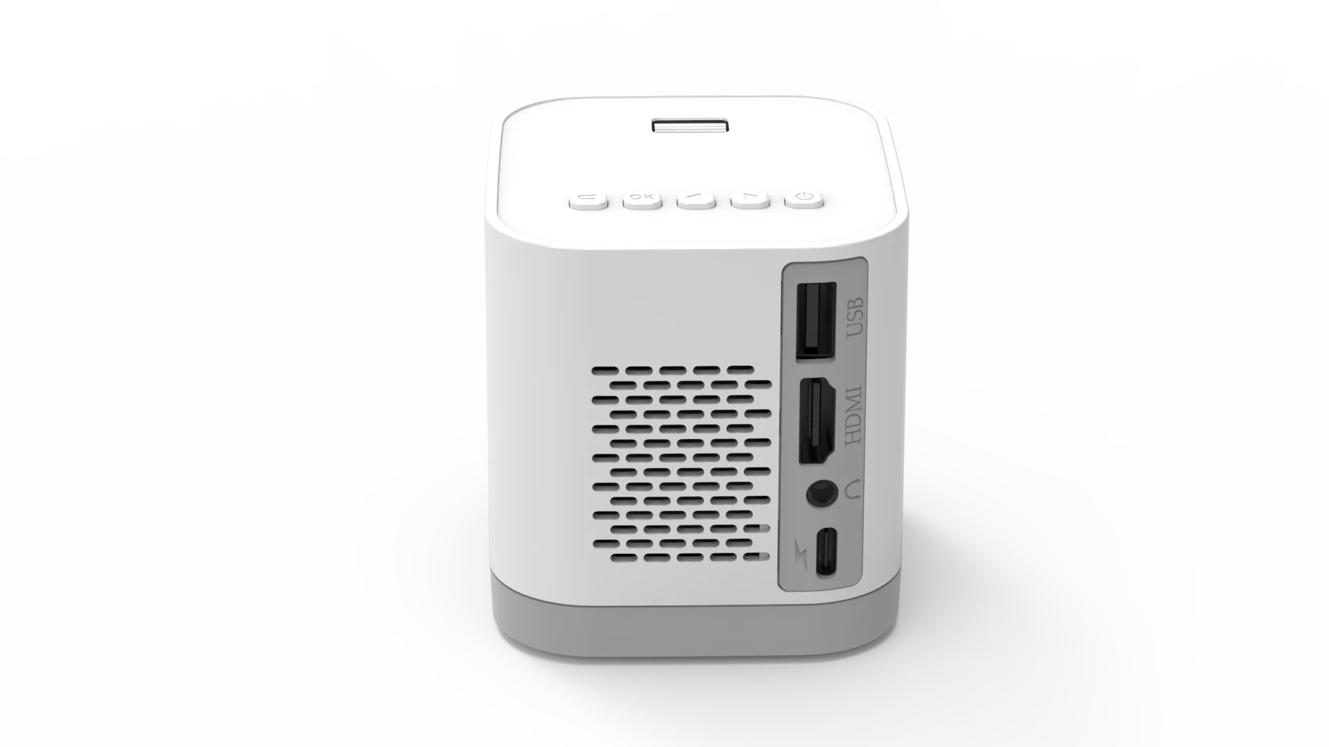 LCOS China Chip projector small size 720P physical resolution tabletop projector wireless with built-in battery for outdoor use