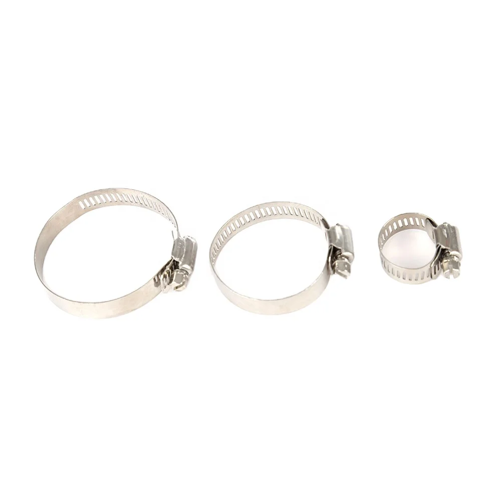 High Quality many sizes many types stainless steelhose clamps