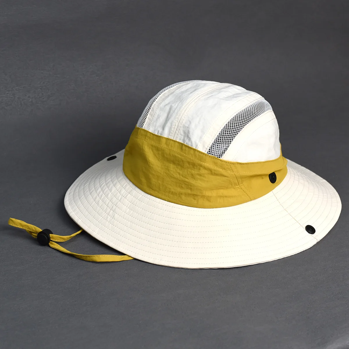 custom  Men surf fishing bucket hat outdoor Nylon Waterproof Quick-drying Fabric For Summer Camping Fisherman Hats Bucket Hats