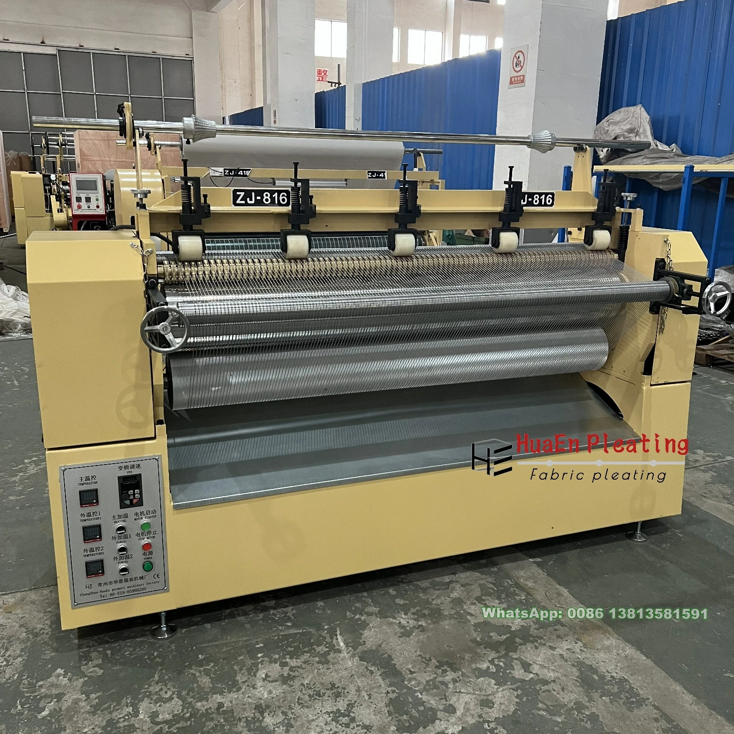 Changzhou HuaEn ZJ-816 тканевая текстильная гофрировочная машина ZJ