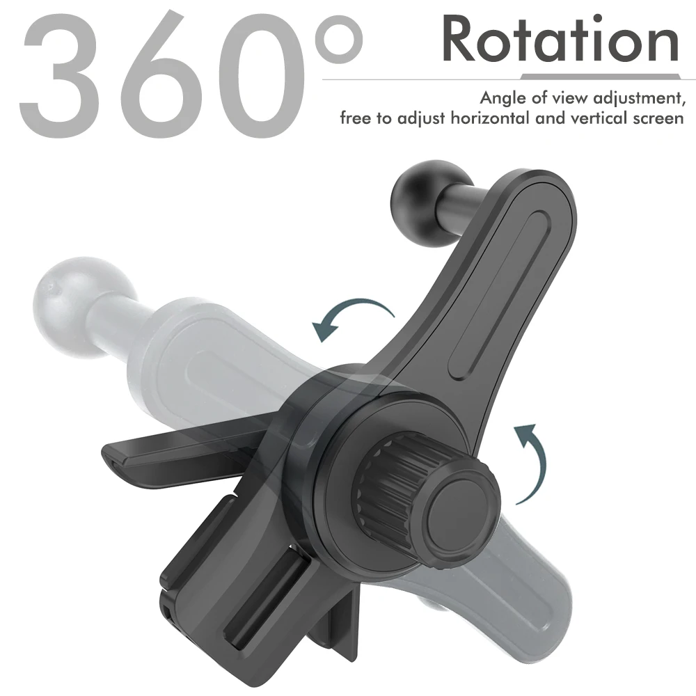 Screen car phone stand adjustable 360 degree rotation to fit all mobile phone car stand