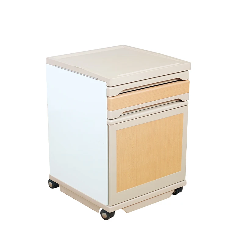 ABS Plastic Nightstand for Medical Care Bed