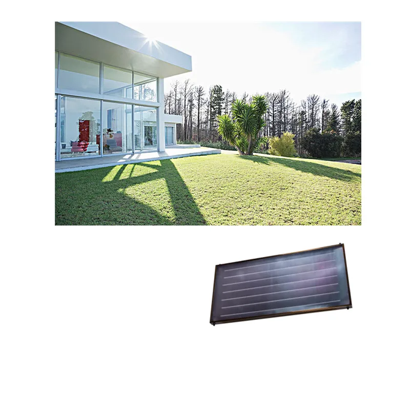 Meeting conveniently installed flat solar water heater