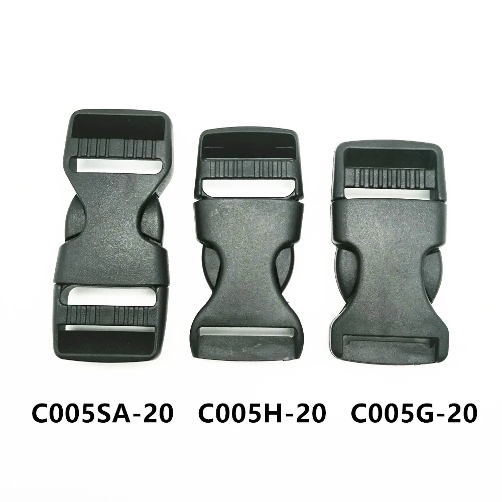 20mm Plastic Side Release Buckle, quick release plastic buckle