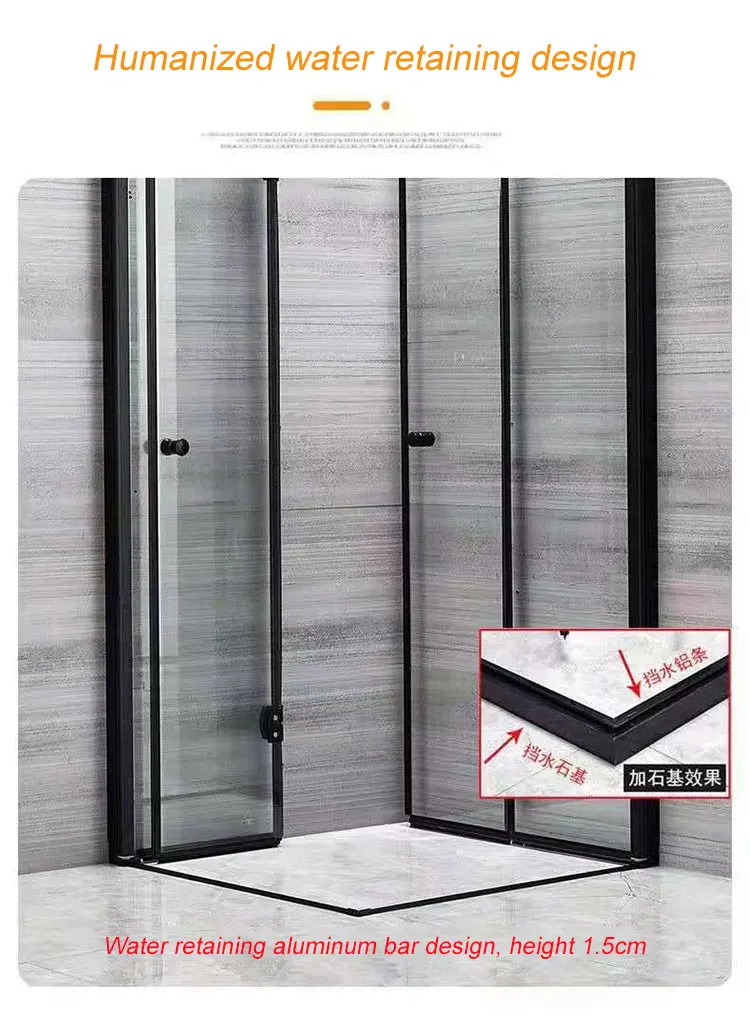 HDSAFE Aluminum Alloy Frame Bathroom Complete Enclosed Prefab Modular Steam Baths All In One Bathroom Units Bathroom Pod
