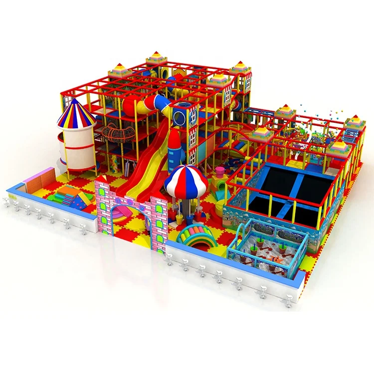 Supermarket play center playground kids indoor, children indoor playground equipment