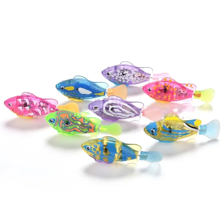 
Eco-Friendly Plastic Led Light Fish Toy Electronic Fish With LED Light For Cat And Dog 
