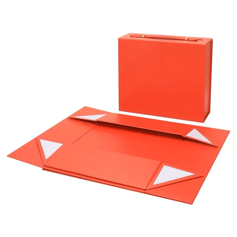 Custom luxury paper  box large  gift packaging with magnetic for clothing  t-shirt shoes underwear dress robe babies suits