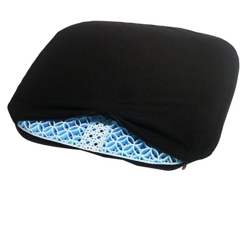 Double-layer Egg Gel seat cushion, breathable cushion, copper honeycomb car seat cushion ice cushion
