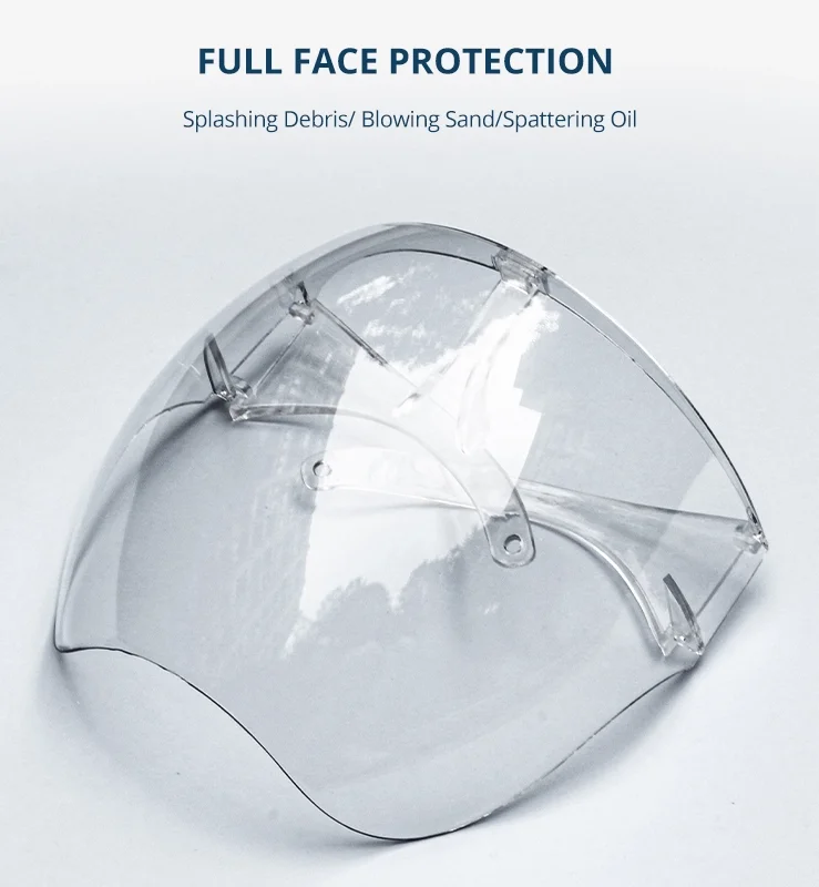 
 Расширенный чехол, полная защита лица, защитные очки, прозрачная защита от пыли, защитные лицевые экраны  