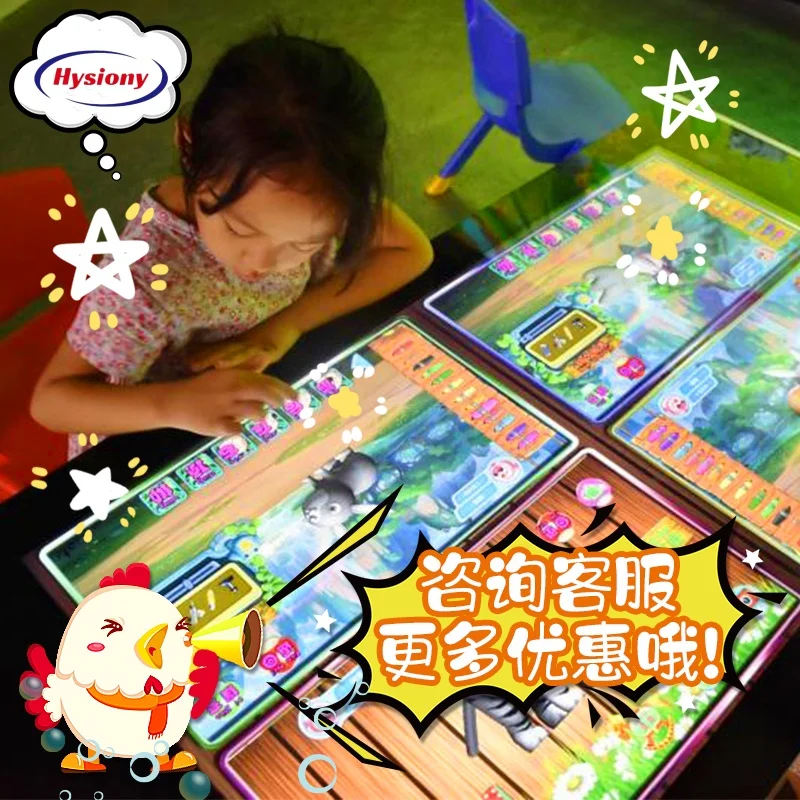 Popular Doodle Interactive Three-dimensional Cultivation Game 330W Ultra Hd Projector