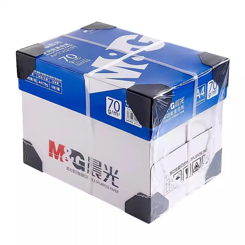 M & G A4 бумага премиум качества 70gsm бумажная для черновика двойной белый принтер офисная копировальная оптом