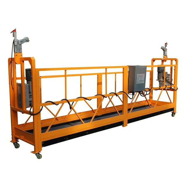 Hebei zlp630 rope electric suspension work platform gondola