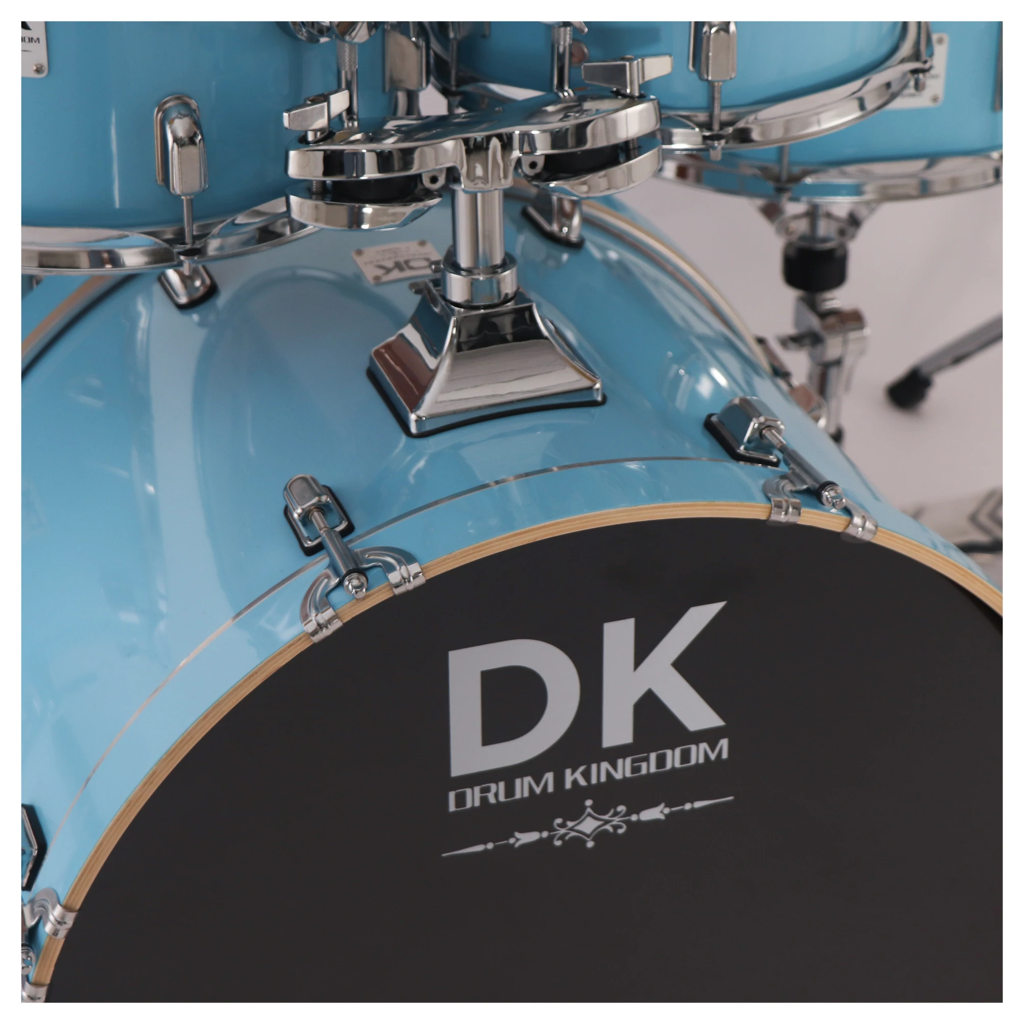 Musical instruments low price poplar acoustic drum set for kids and adult