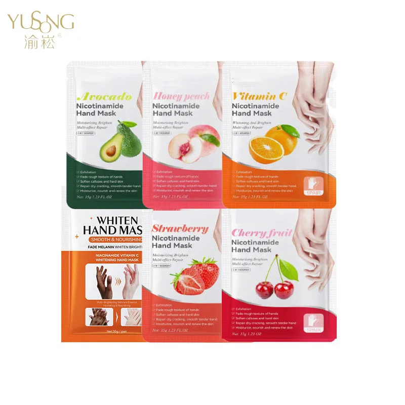 Cherry Niacinamide Hand Mask Exfoliation Moisten Moisturize Tender Skin Hand Mask