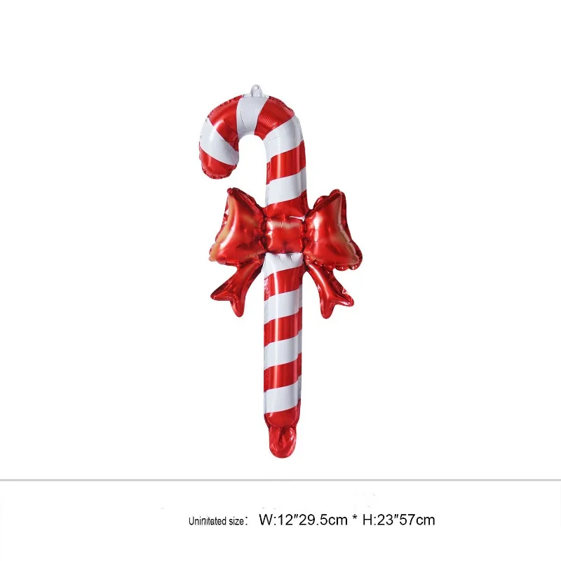 Wholesale Christmas Balloon Stick Merry Christmas Foil Balloons Kids Party Decoration Foil Balloon English Christmas Helium Toys