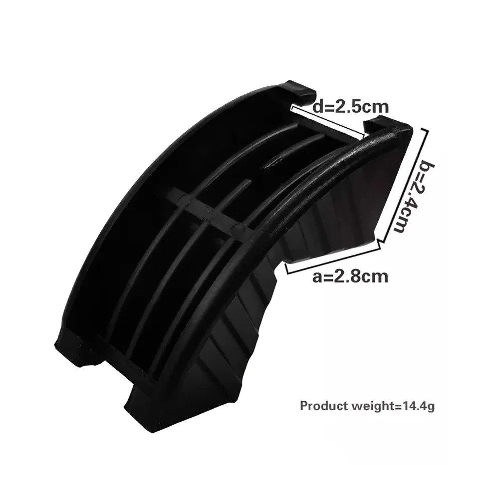1 Inch Black Plastic Lashing Corner Protector for Cargo Lashing Straps Small Plastic Corner Guards