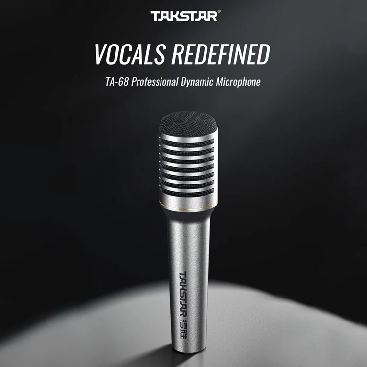 TAKSTAR TA-68 Profession Dynamic Microphone Dynamic Handheld Cardioid Condenser Wireless Microphone