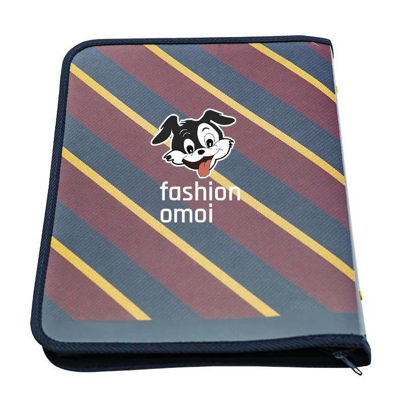 Custom Printing Document Bag Zipper File Case Bag Storage Document Folder