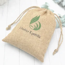 Burlap Drawstring Jute Gift Gunny Pouch Wholesale Online Reusable Bags with Logo Soft Pouch Packaging 100% Cotton Gift & Craft