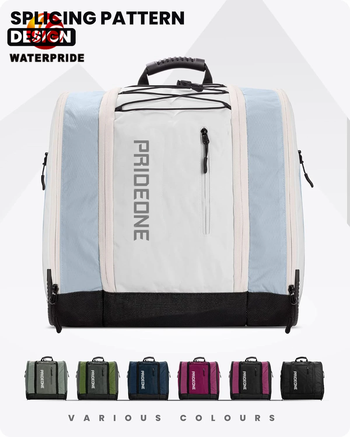 Custom 2023 snowboarding backpack ski boots bag with helmet outdoor 38L ski boot bag backpack