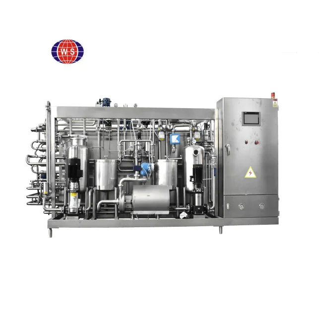 Машина для стерилизации пастеризатора трубчатого типа сока молока