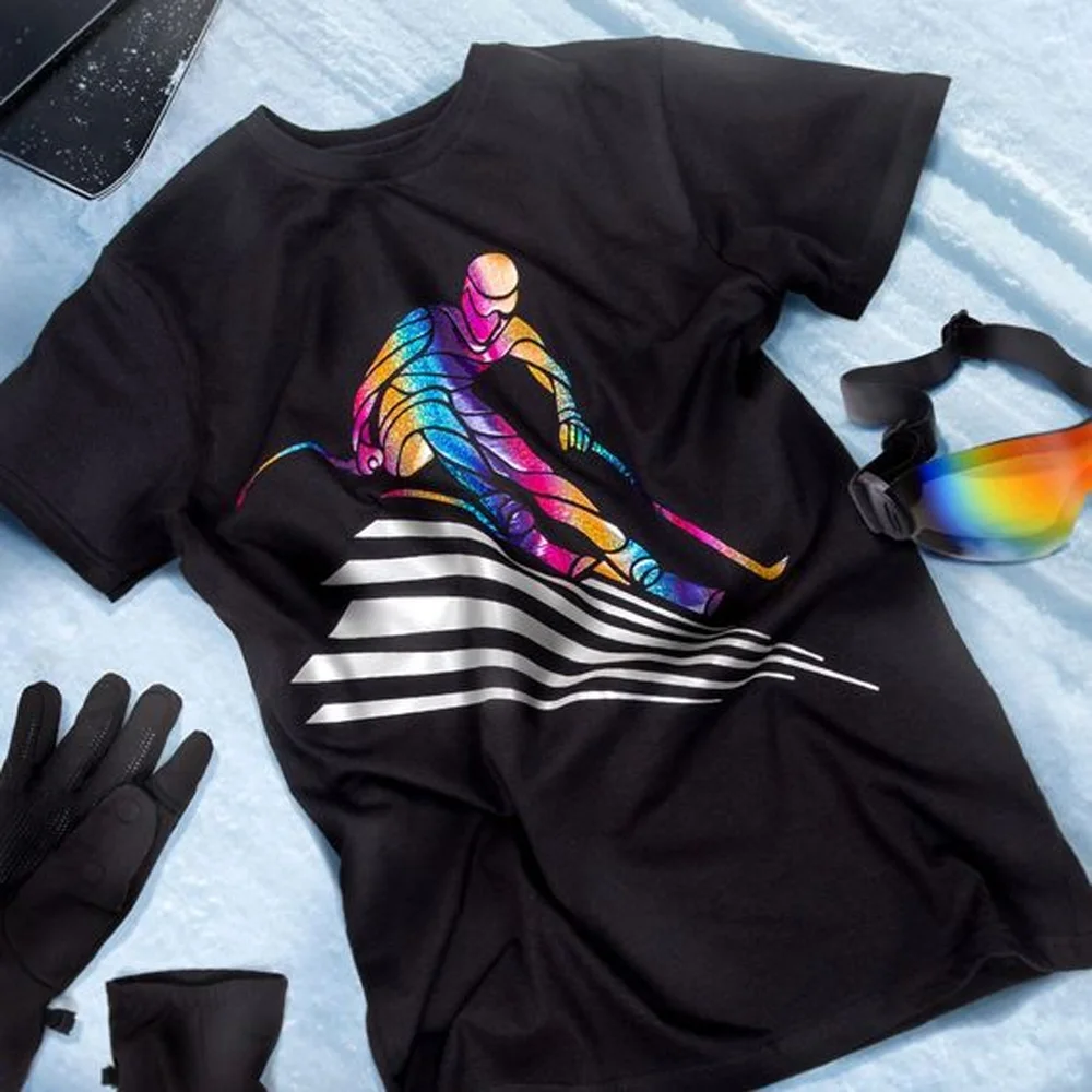 2024 QUAFF Korean Foil heat transfer vinyl soft metallic 0.5*25m high quality transfer film PET PU for clothing