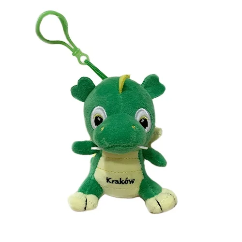 HOT SALE stuffed plush keychain animal toy green dragon plush Krakow dragon plush dragons