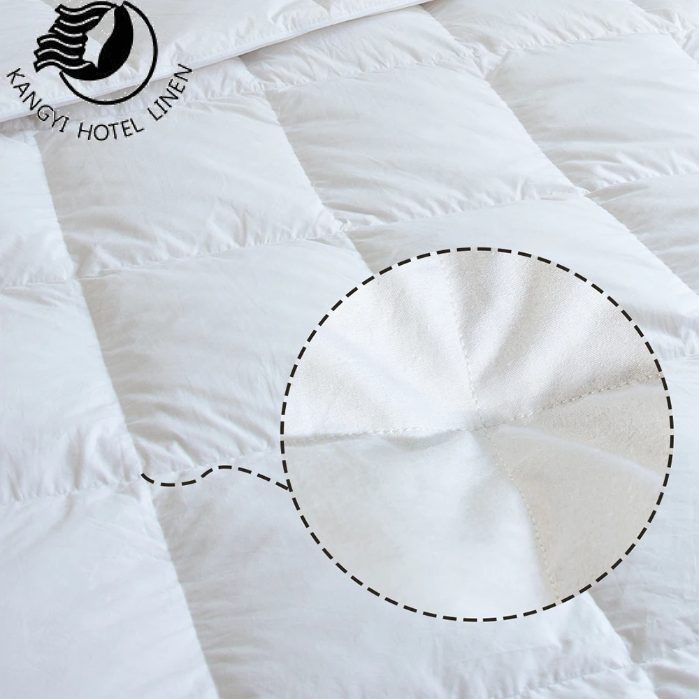 Hot Selling White Super Soft Down Alternative Summer Quilt Comforter Duvet For Home Hotel