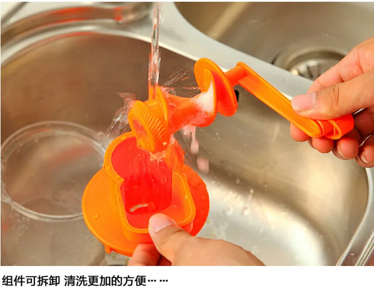Household hand-operated soybean milk machine multi-function juice extractor hand mini soybean milk machine juice extractor