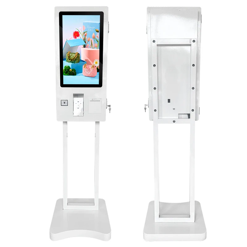 factory price sensitive touch screen all in one machine food restaurant pos self service ordering payment kiosks
