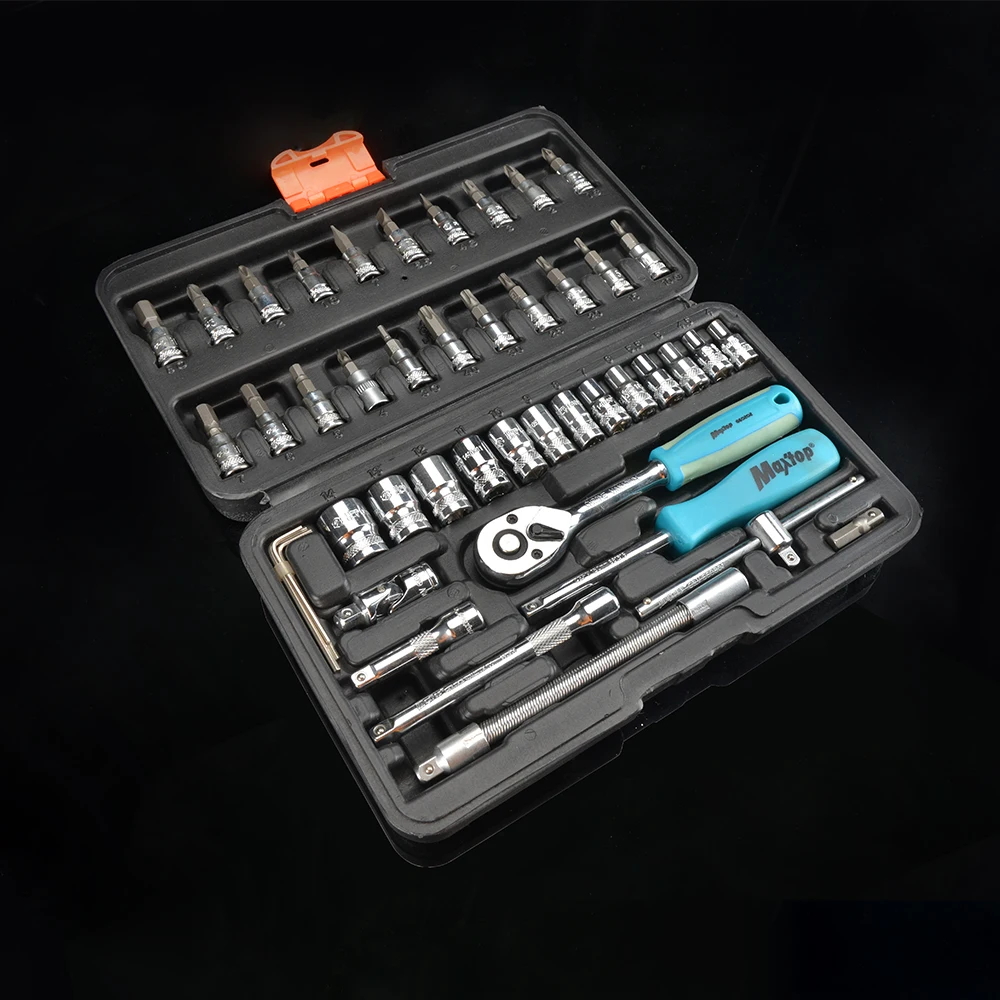 46pcs combination CrV hand tool set wrench herramientas