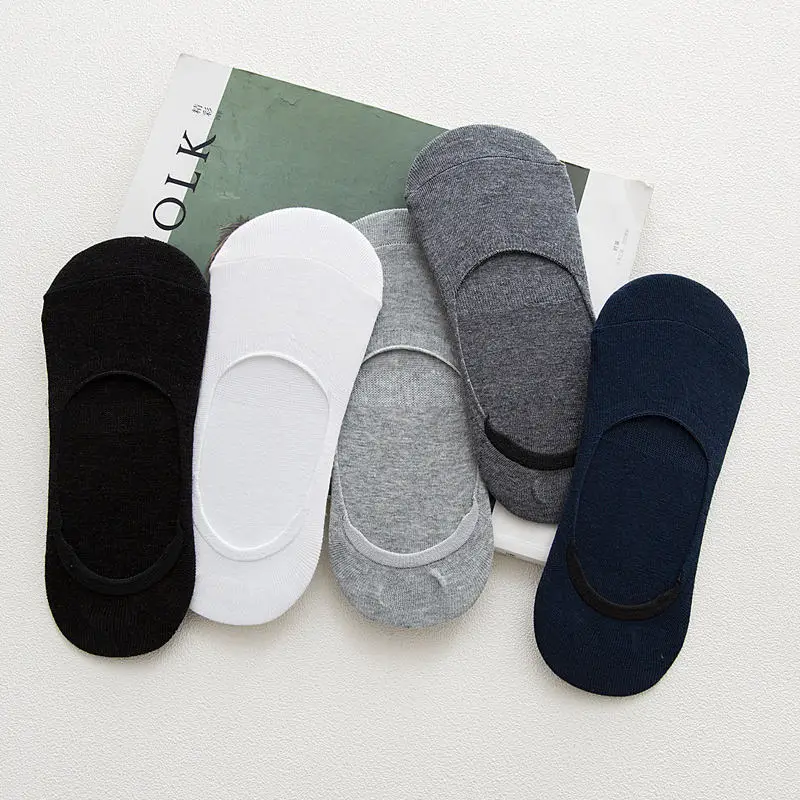 QUICK DRY anti slip wholesale custom ankle cotton men socks invisible low cut crew no show bamboo socks