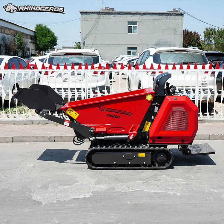 Rhinoceros XN800 CE Mini Ce Hydraulic All Terrain Track Mini Truck Dumper Mini Bagger Digger New Used