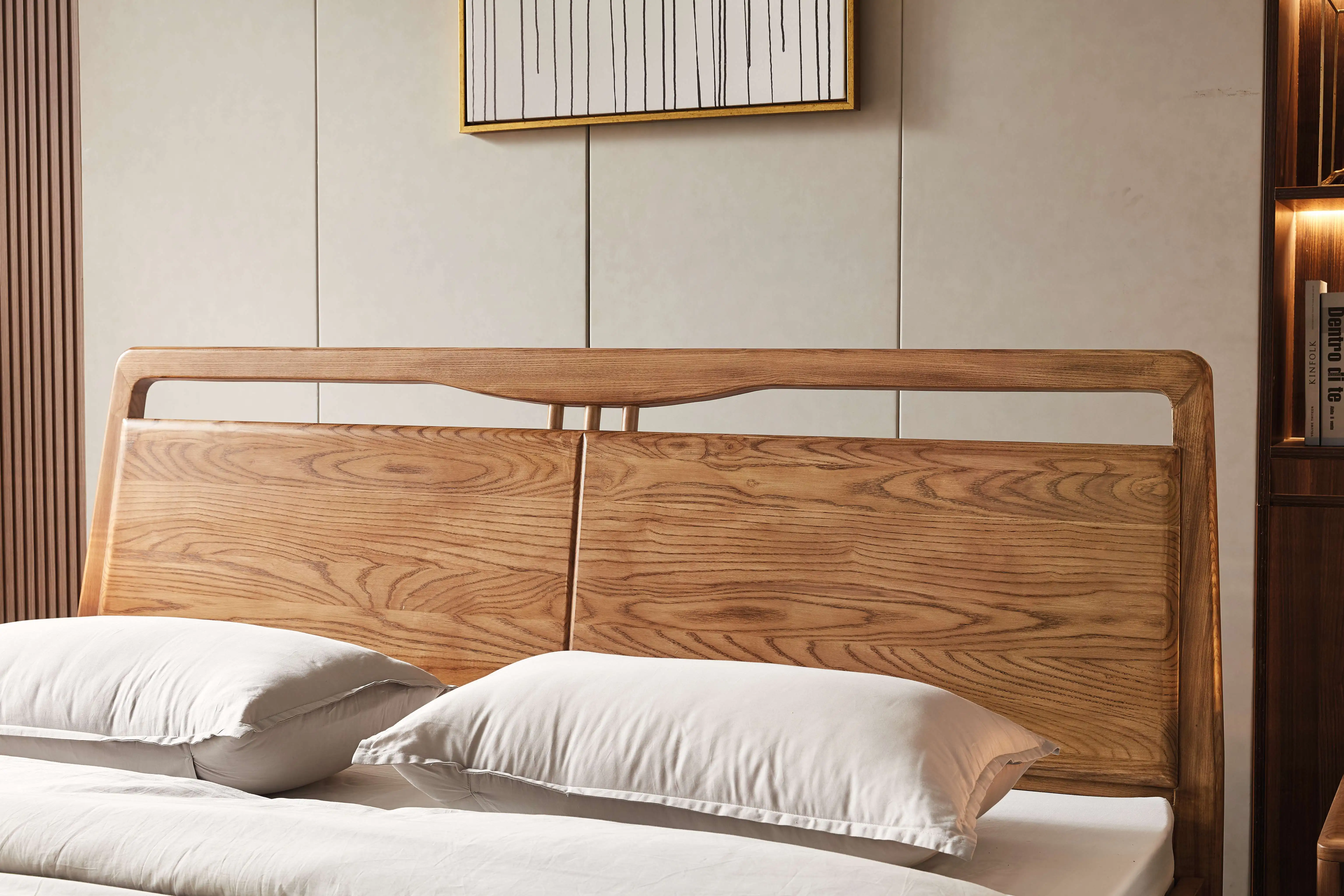 Low Prices Multifunctional Double King Size Bed Solid Wood Bed For Home Bedroom