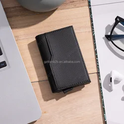 Premium Quality Laser Printed Aluminum Wallet For Men Card Holder Minimalist Wallet RFID Blocking Front Pocket Card Wallet