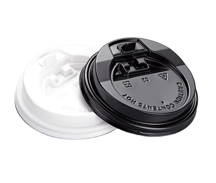 80mm diameter disposable sharp mouth  cup lid plastic cup lid hot and cold drink coffee cup