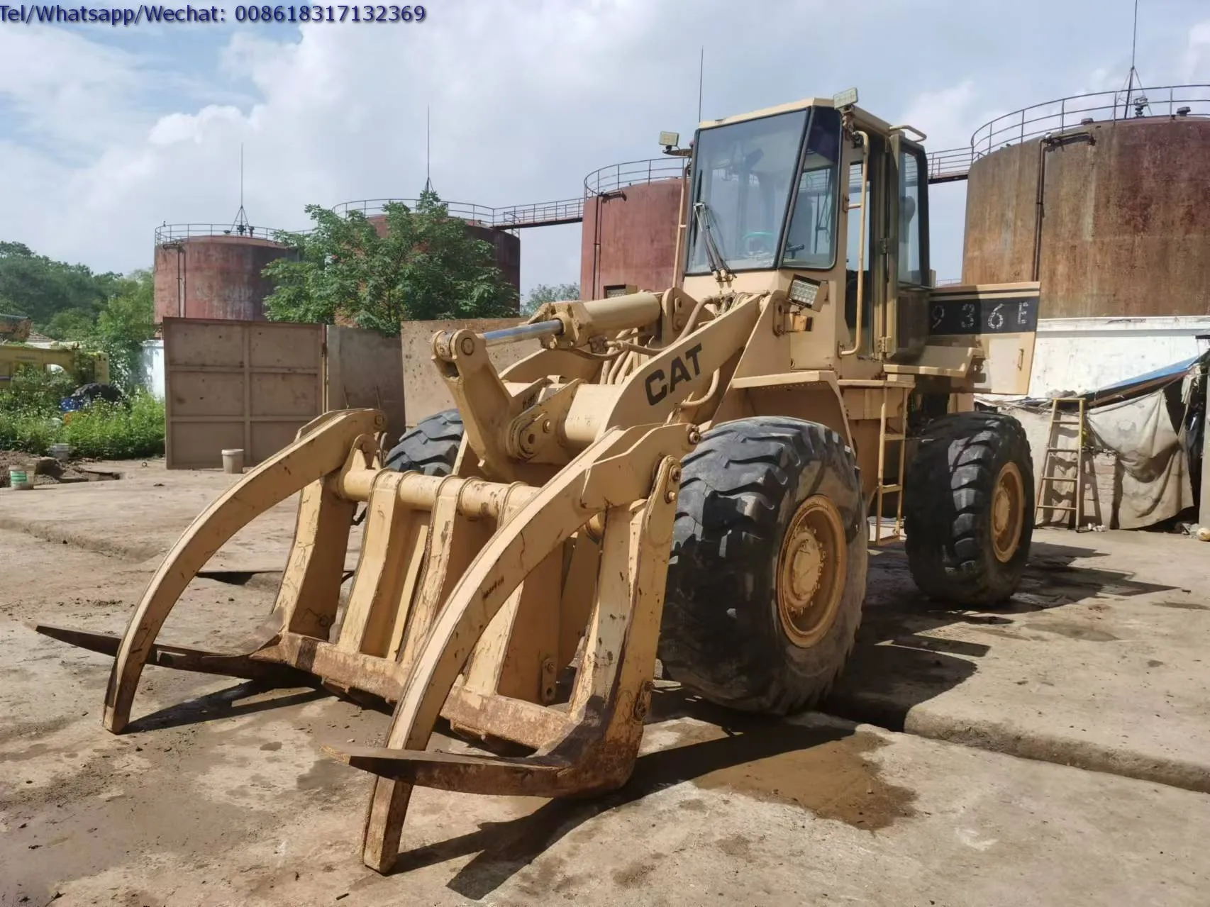 Колесный погрузчик Cat 936E 3 Тонны с вилкой подержанный гусеничный 936F 966H тонны 6 тонн фронтальный
