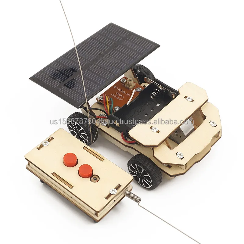 DIY Solar Remote Control Steam Model for Technology Handicraft Fun Training Class Material