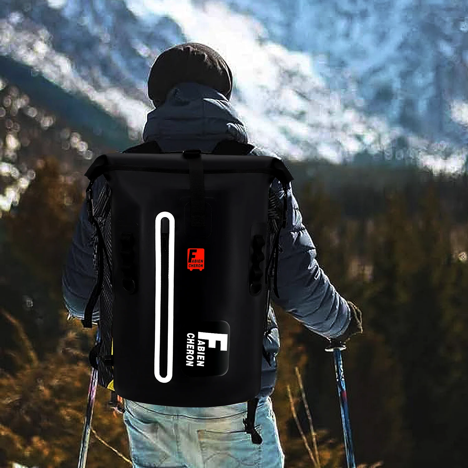 Custom Logo 45L Floating Outdoor Dry Sack Boating Kayaking Camping Bags Waterproof Backpack for Men