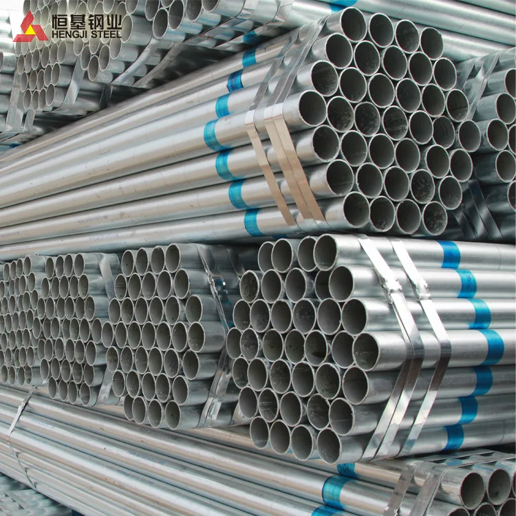 Large Stock Hot dipped Galvanized steel pipe Hot Dipped Galvanized Steel Tube