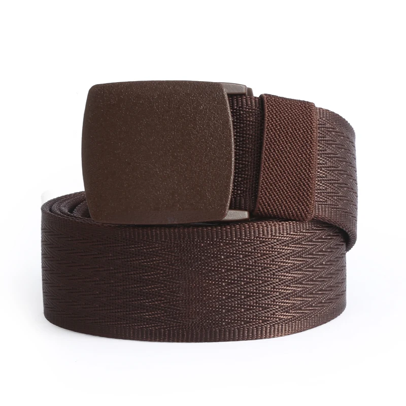 Plastic Buckle High Quality Custom Webbing Black Gray GreenTactical Nylon Belt